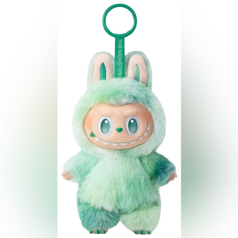 Pop Mart The Monsters Big Into Energy Serenity Labubu Plush Pendant Keychain